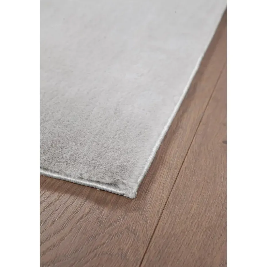 Dutch Lifestyle - Polyester - Vloerkleed - 60x120cm - Grijs