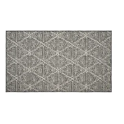 Dutch Lifestyle - Polyester - Vloerkleed - 135x230cm - Zwart