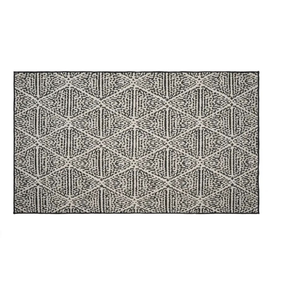 Dutch Lifestyle - Polyester - Vloerkleed - 135x230cm - Zwart