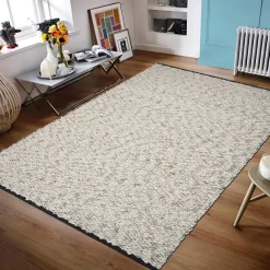 Dutch Lifestyle - Polyester - Vloerkleed - 160x230cm - Beige