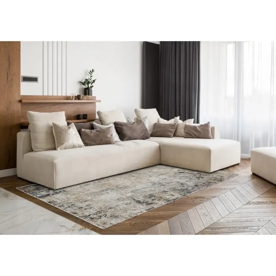 Dutch Lifestyle - Polyester - Vloerkleed - 160x230cm - Beige
