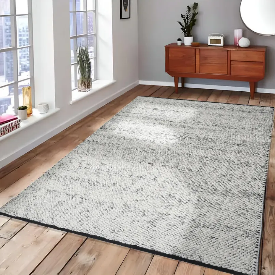 Dutch Lifestyle - Polyester - Vloerkleed - 160x230cm - Wit