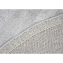 Dutch Lifestyle - Viscose - Vloerkleed - 195cm rond - Grijs