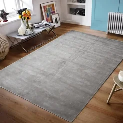 Dutch Lifestyle - Viscose - Vloerkleed - 195x300cm - Grijs