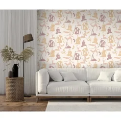 Dutch Wallcoverings - Arty Woman beige/oudroze/oker - 0,53x10,05m