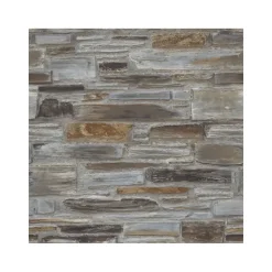 Dutch Wallcoverings - Exposure steen bruin/grijs - 0,53x10,05m