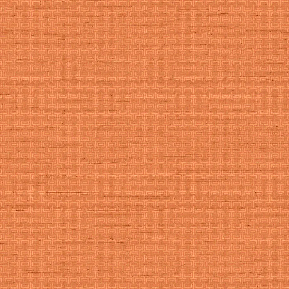 Dutch Wallcoverings - Grace Greek key plain burnt orange - GR322508