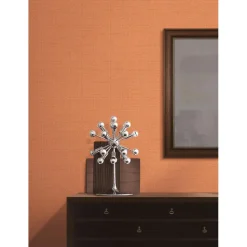 Dutch Wallcoverings - Grace Greek key plain burnt orange - GR322508