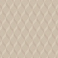 Dutch Wallcoverings - Grace 3d stitched cube beige - GR322305