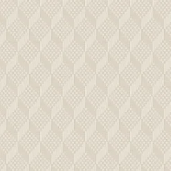 Dutch Wallcoverings - Grace 3D stitched cube cream - GR322302