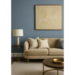 Dutch Wallcoverings Vliesbehang Linen & Textures uni - blauw - 10,05m x 53cm