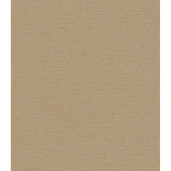 Dutch Wallcoverings Vliesbehang Linen & Textures uni - bruin - 10,05m x 53cm