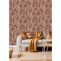 Dutch Wallcoverings Vliesbehang Renaissance leaves - rust - 10,05m x 53cm