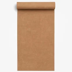 Dutch Wallcoverings Vliesbehang Linen & Textures uni - browngold - 10,05m x 53cm