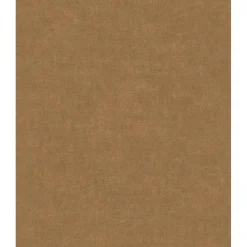 Dutch Wallcoverings Vliesbehang Linen & Textures uni - browngold - 10,05m x 53cm