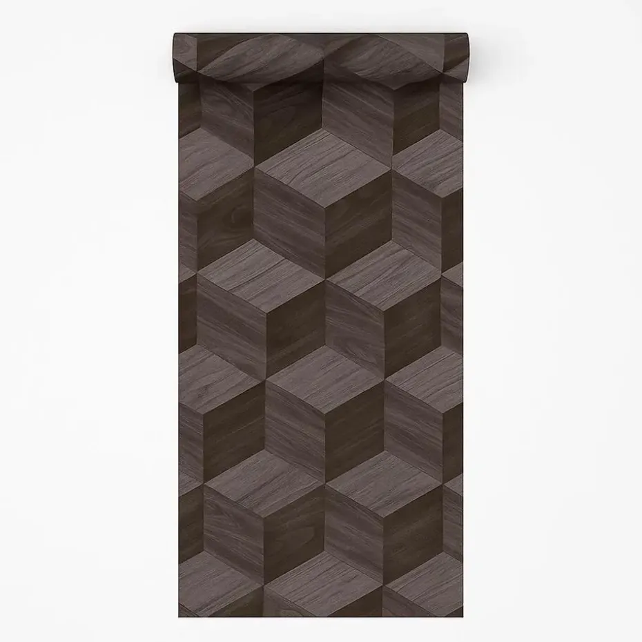 Dutch Wallcoverings Vliesbehang Renaissance natural cube - grijs - 10,05m x 53cm