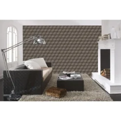 Dutch Wallcoverings Vliesbehang Renaissance natural cube - grijs - 10,05m x 53cm