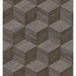 Dutch Wallcoverings Vliesbehang Renaissance natural cube - grijs - 10,05m x 53cm