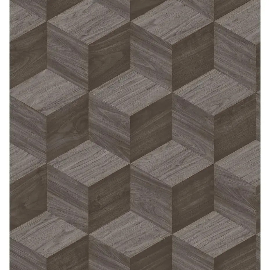 Dutch Wallcoverings Vliesbehang Renaissance natural cube - grijs - 10,05m x 53cm