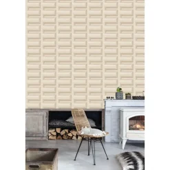 Dutch Wallcoverings Vliesbehang Renaissance Grecian key - beige - 10,05m x 53cm