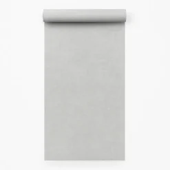 Dutch Wallcoverings Vliesbehang Linen & Textures uni - grijs - 10,05m x 53cm