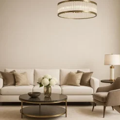 Dutch Wallcoverings Vliesbehang Linen & Textures uni - beige - 10,05m x 53cm