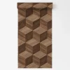 Dutch Wallcoverings Vliesbehang Renaissance natural cube - bruin - 10,05m x 53cm