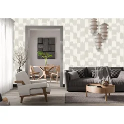 Dutch Wallcoverings Vliesbehang Renaissance textured loom - grijs - 10m x 53cm