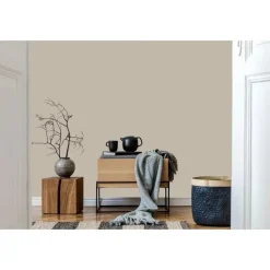 Dutch Wallcoverings Vliesbehang Wall Fabric linen - beige - 10,05m x 53cm