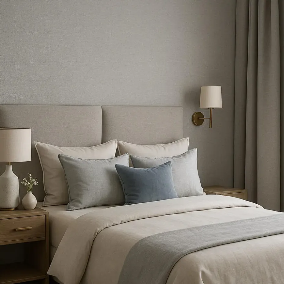 Dutch Wallcoverings Vliesbehang Renaissance natural weave - aqua - 10,05m x 53cm