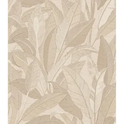 Dutch Wallcoverings Vliesbehang Renaissance leaves - beige - 10,05m x 53cm