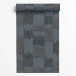 Dutch Wallcoverings Vliesbehang Renaissance textured loom - blauw - 10m x 53cm