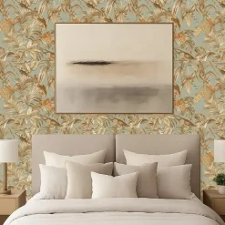 Dutch Wallcoverings Vliesbehang Wallstitch bird of paradise - groen - 10m x 53cm