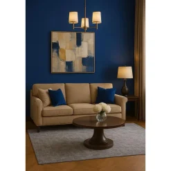 Dutch Wallcoverings Vliesbehang Linen & Textures uni - darkblue - 10,05m x 53cm