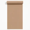 Dutch Wallcoverings Vliesbehang Linen & Textures uni - terracotta - 10m x 53cm
