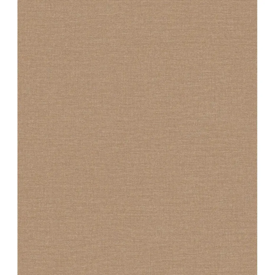 Dutch Wallcoverings Vliesbehang Linen & Textures uni - terracotta - 10m x 53cm