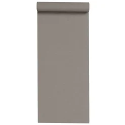 Dutch Wallcoverings Vliesbehang Wall Fabric linen - grijs - 10,05m x 53cm