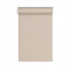 Dutch Wallcoverings Vliesbehang Linen & Textures uni - taupe - 10,05m x 53cm