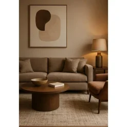 Dutch Wallcoverings Vliesbehang Linen & Textures uni - taupe - 10,05m x 53cm