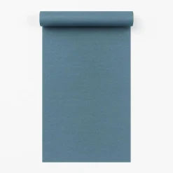 Dutch Wallcoverings Vliesbehang Linen & Textures uni - blauw - 10,05m x 53cm