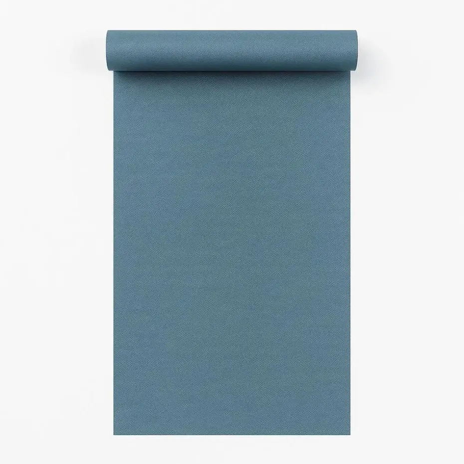 Dutch Wallcoverings Vliesbehang Linen & Textures uni - blauw - 10,05m x 53cm