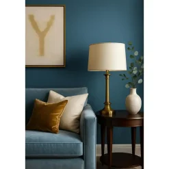 Dutch Wallcoverings Vliesbehang Linen & Textures uni - blauw - 10,05m x 53cm