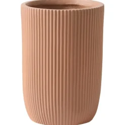 EANTIO - Bloempot - 37 x 37 x 56 cm - Bruin - Kleivezels