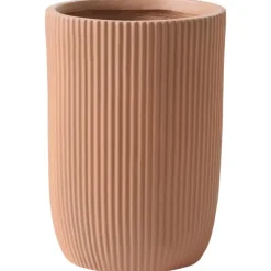 EANTIO - Bloempot - 37 x 37 x 56 cm - Bruin - Kleivezels