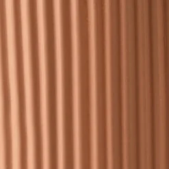 EANTIO - Bloempot - 37 x 37 x 56 cm - Bruin - Kleivezels