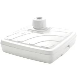 EDA Parasolvoet - vierkant - wit - 57 x 57 cm - 40 liter