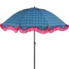 Edelman Mitchell parasol hart blauw - Ø220 x 238 cm