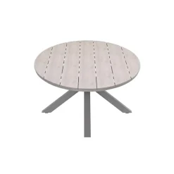 Edison tafel ovaal - 280x140 cm -taupe -light teak Vironwood