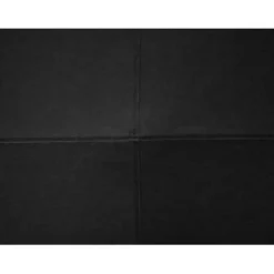 EDLAND - Slaapbank - Zwart - Polyester