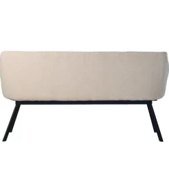 Eetkamerbank Rechthoek - Beige Stof - 160x60x88cm - Taylor